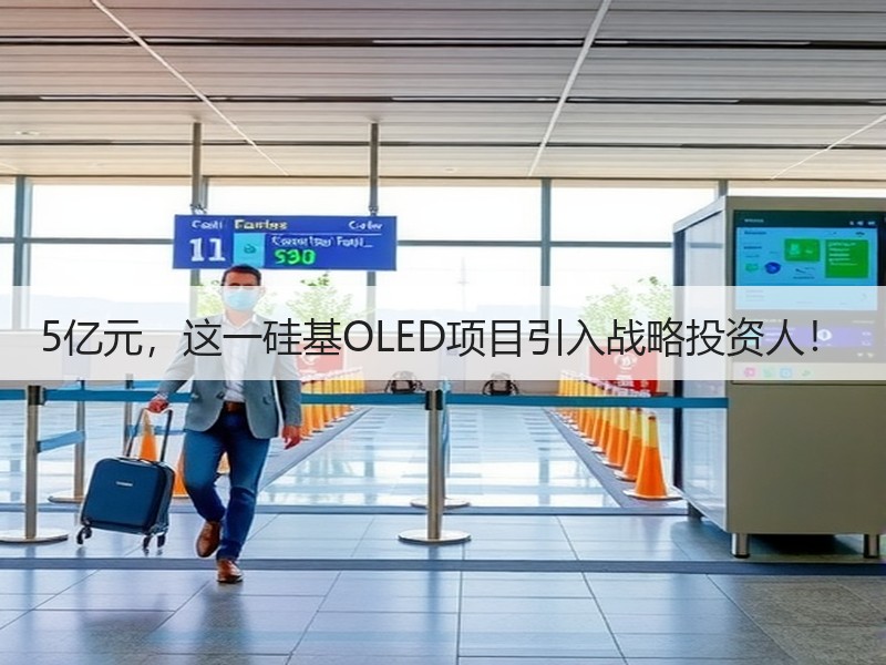 5亿元，这一硅基OLED项目引入战略投资人！