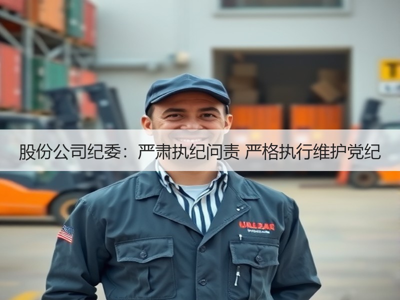 股份公司纪委：严肃执纪问责 严格执行维护党纪