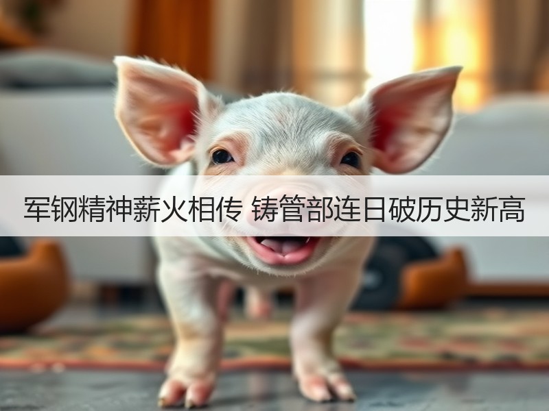 军钢精神薪火相传 铸管部连日破历史新高