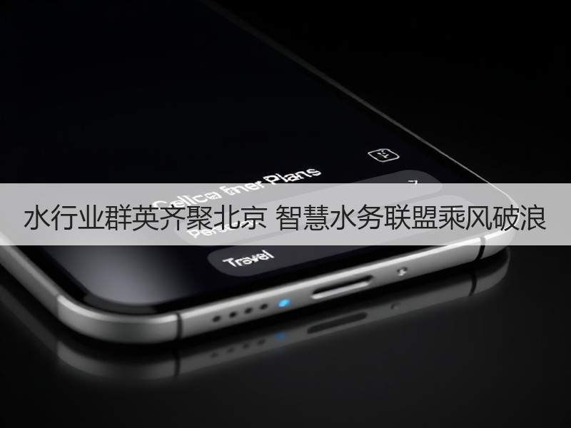 水行业群英齐聚北京 智慧水务联盟乘风破浪
