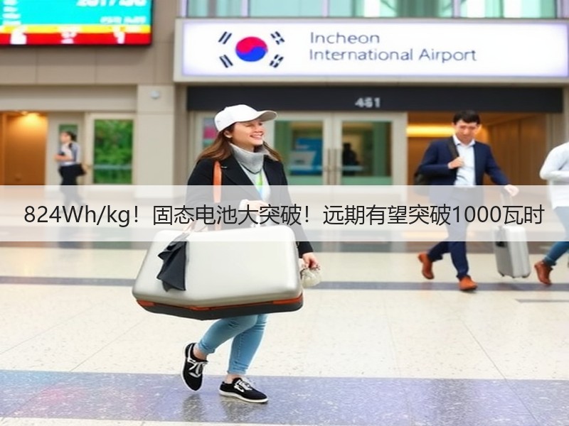 824Wh/kg！固态电池大突破！远期有望突破1000瓦时