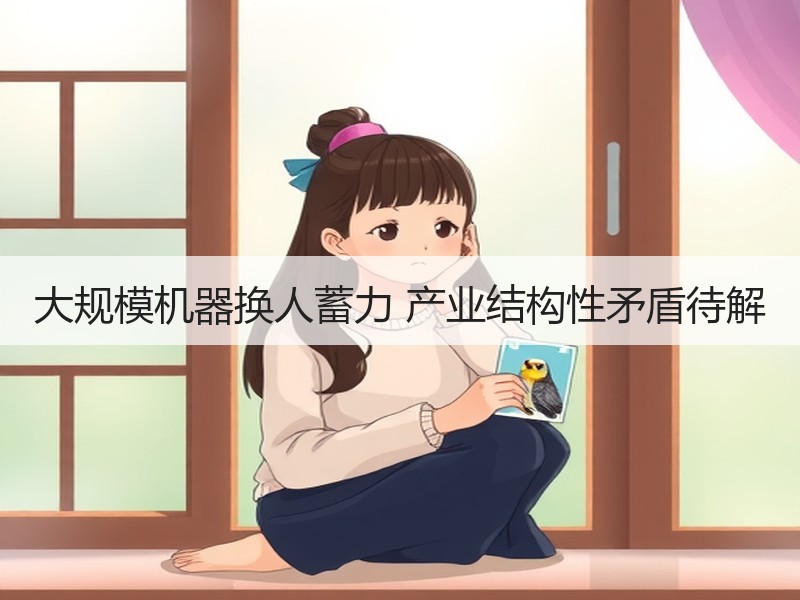 大规模机器换人蓄力 产业结构性矛盾待解