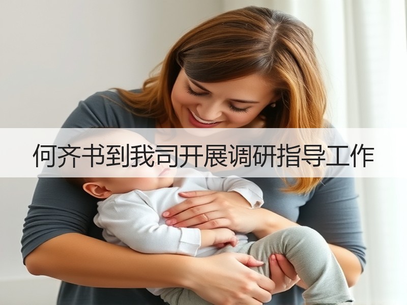 何齐书到我司开展调研指导工作