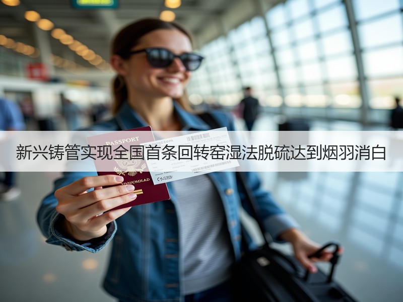 新兴铸管实现全国首条回转窑湿法脱硫达到烟羽消白