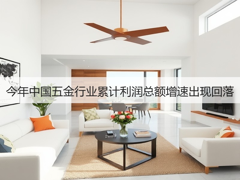 今年中国五金行业累计利润总额增速出现回落