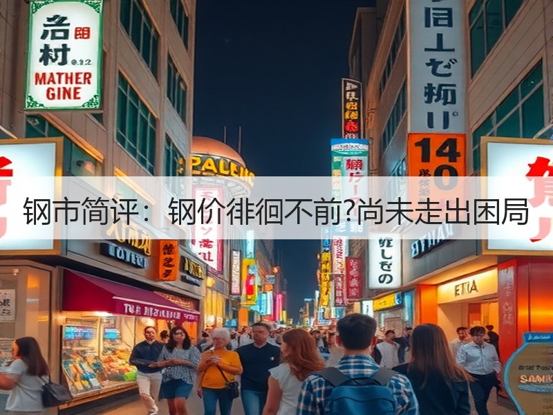 钢市简评：钢价徘徊不前?尚未走出困局