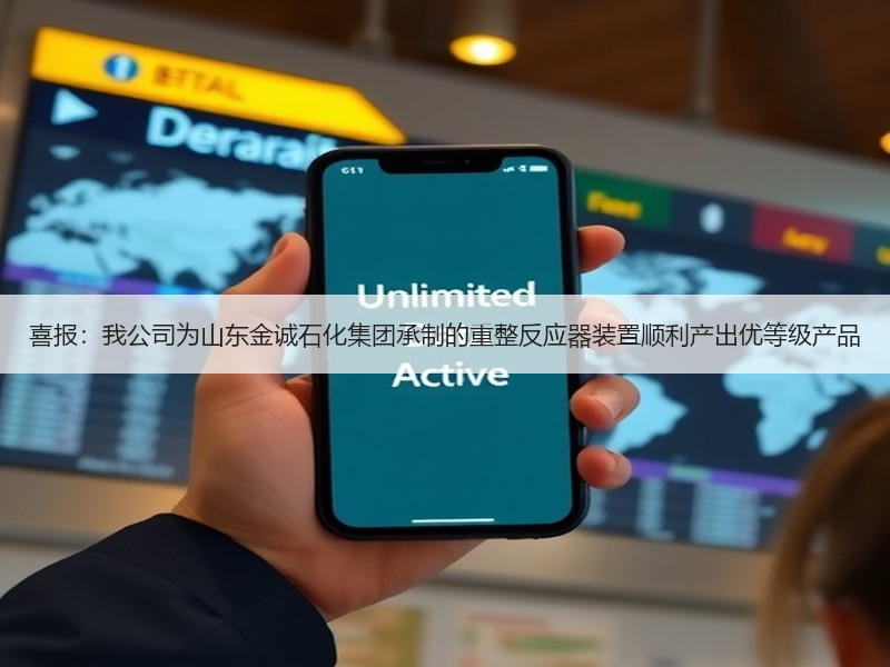 喜报：我公司为山东金诚石化集团承制的重整反应器装置顺利产出优等级产品