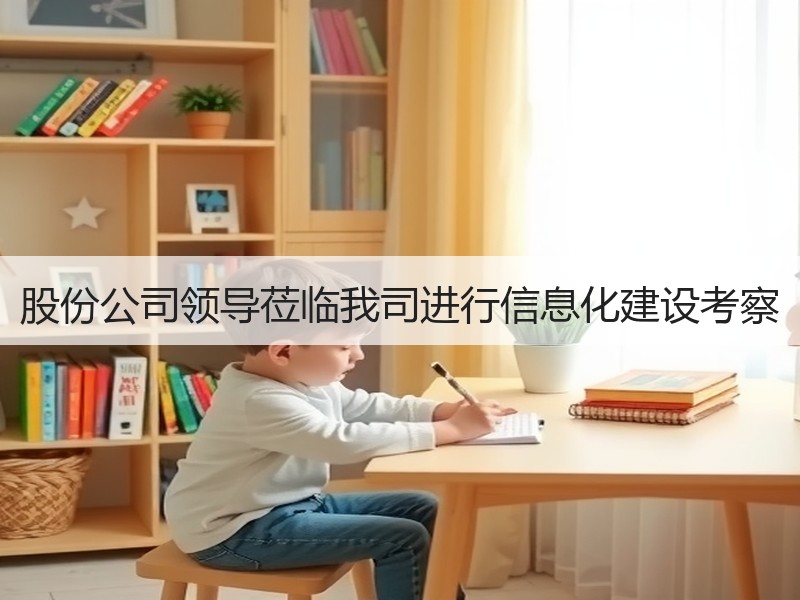股份公司领导莅临我司进行信息化建设考察