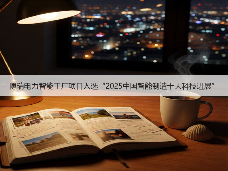 博瑞电力智能工厂项目入选“2025中国智能制造十大科技进展”