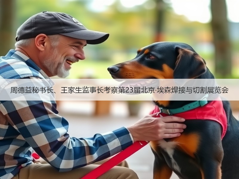 周德益秘书长、王家生监事长考察第23届北京·埃森焊接与切割展览会