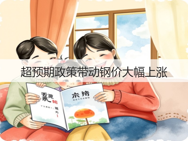 超预期政策带动钢价大幅上涨