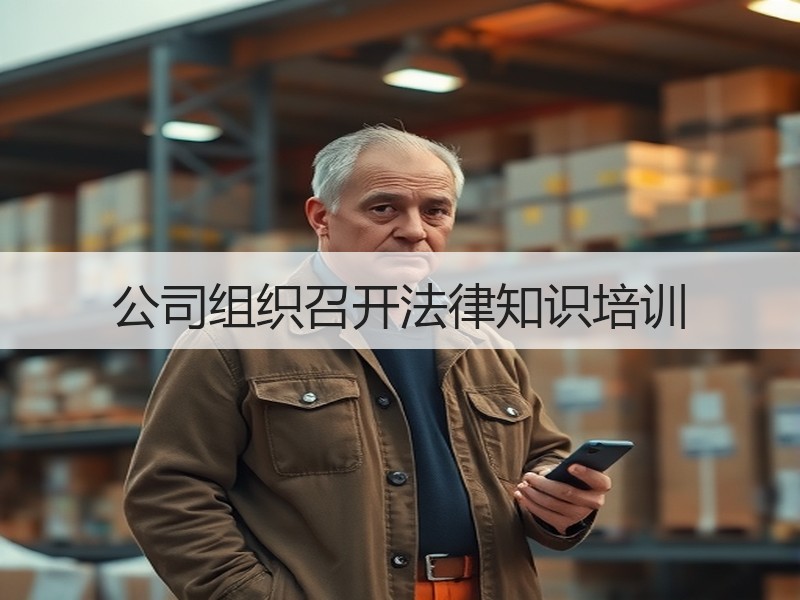 公司组织召开法律知识培训