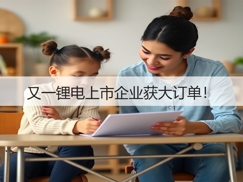 又一锂电上市企业获大订单！