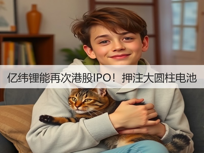 亿纬锂能再次港股IPO！押注大圆柱电池