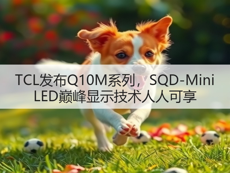 TCL发布Q10M系列，SQD-Mini LED巅峰显示技术人人可享