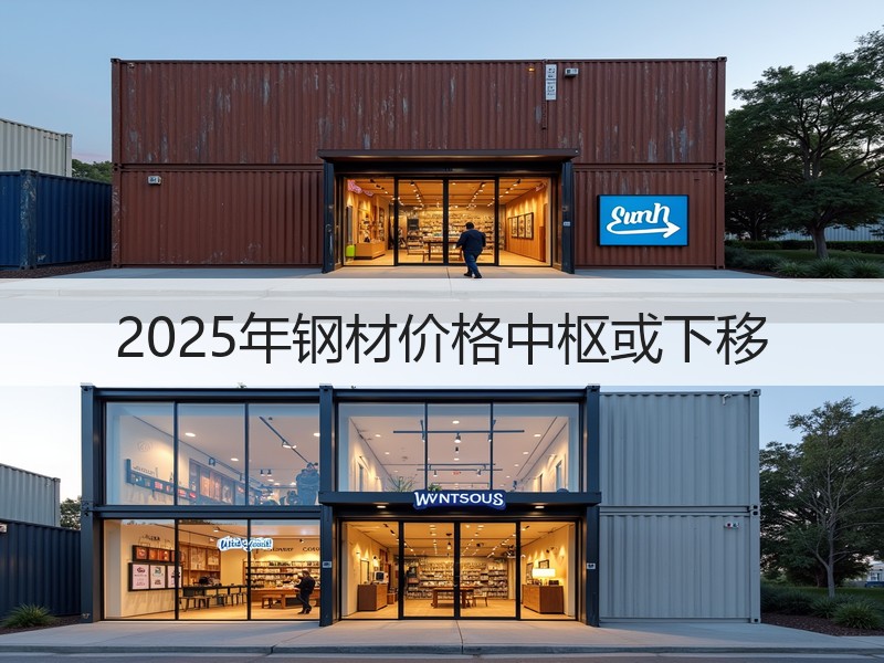 2025年钢材价格中枢或下移