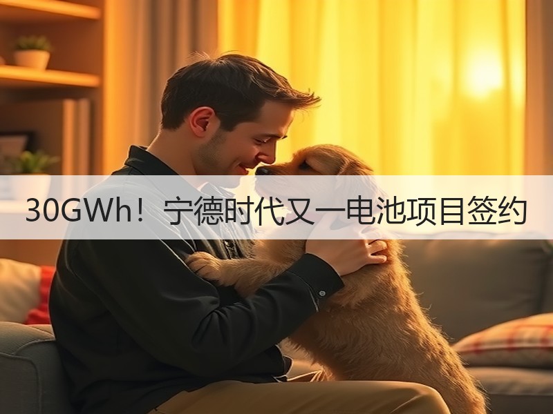 30GWh！宁德时代又一电池项目签约