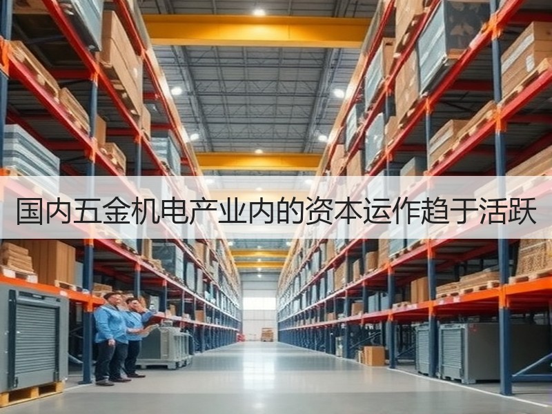 国内五金机电产业内的资本运作趋于活跃