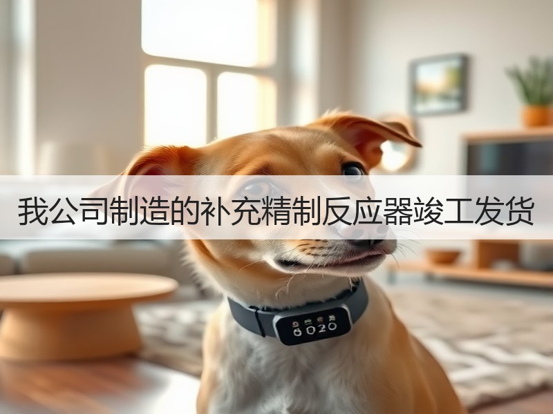 我公司制造的补充精制反应器竣工发货