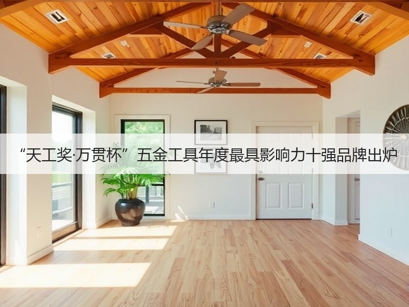 “天工奖·万贯杯”五金工具年度最具影响力十强品牌出炉