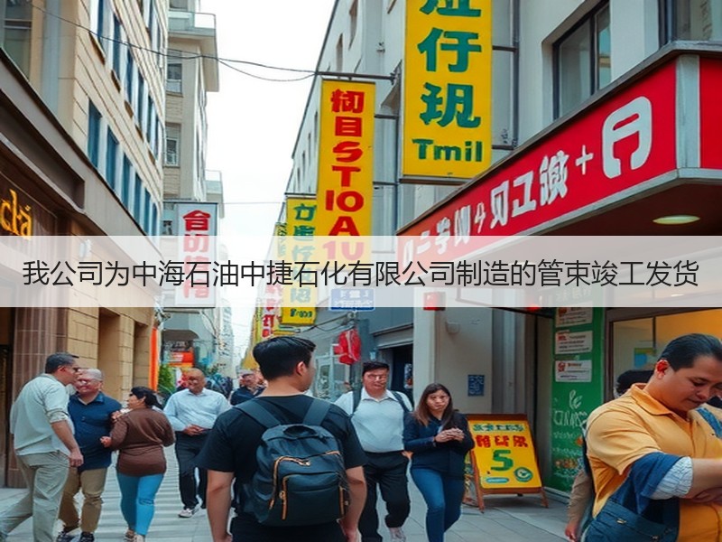 我公司为中海石油中捷石化有限公司制造的管束竣工发货