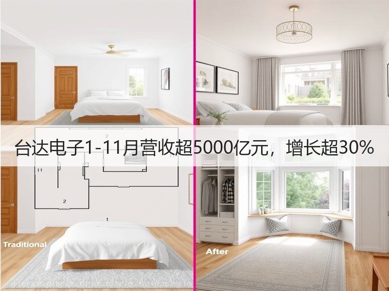 台达电子1-11月营收超5000亿元，增长超30%