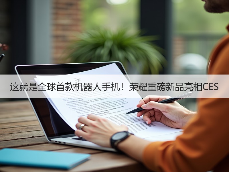 这就是全球首款机器人手机！荣耀重磅新品亮相CES