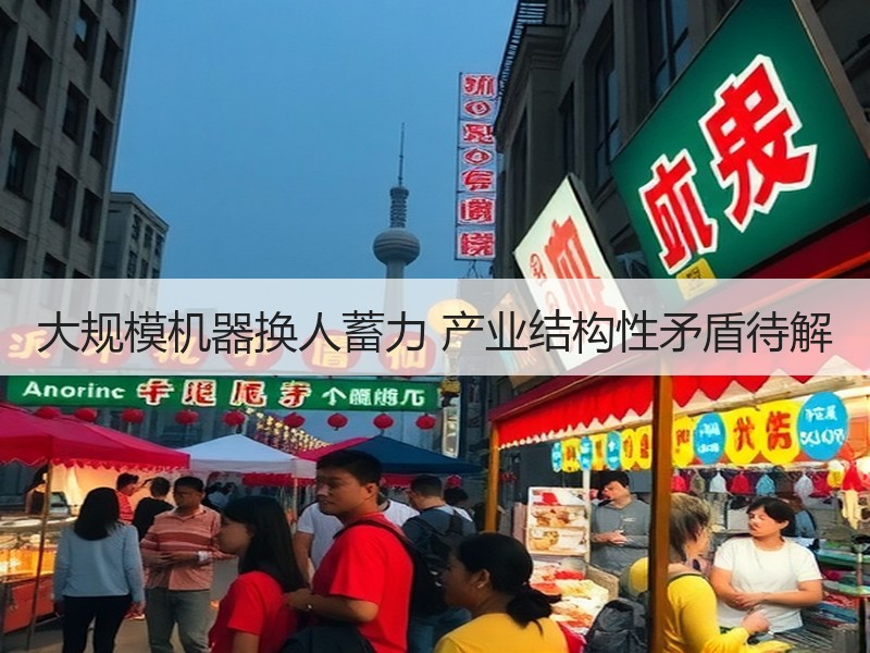 大规模机器换人蓄力 产业结构性矛盾待解