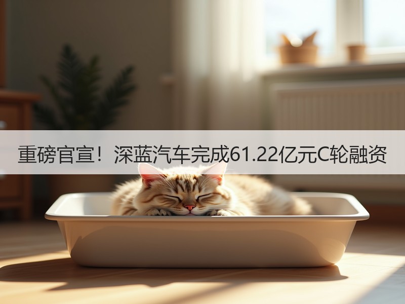 重磅官宣！深蓝汽车完成61.22亿元C轮融资