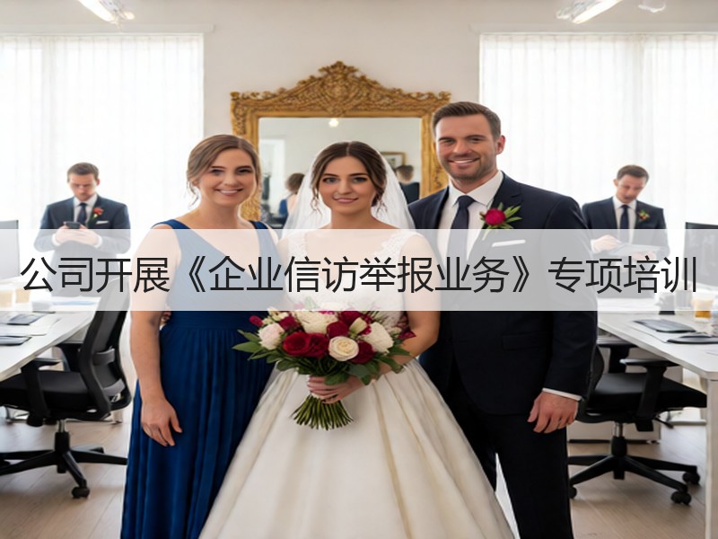 公司开展《企业信访举报业务》专项培训
