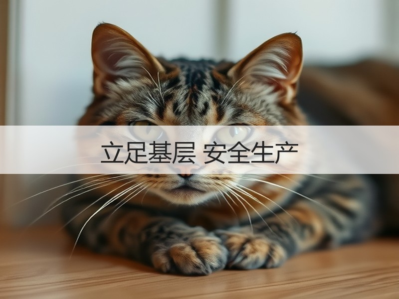 立足基层 安全生产