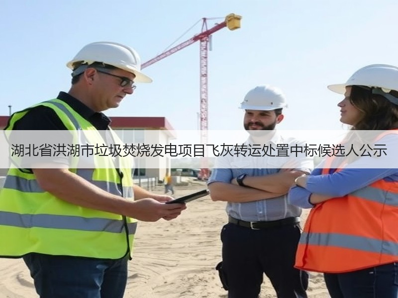 湖北省洪湖市垃圾焚烧发电项目飞灰转运处置中标候选人公示