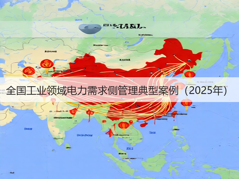 全国工业领域电力需求侧管理典型案例（2025年）