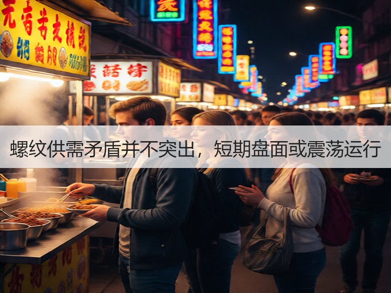螺纹供需矛盾并不突出，短期盘面或震荡运行