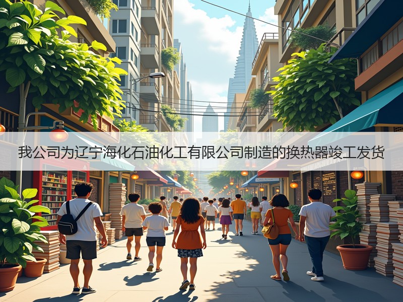 我公司为辽宁海化石油化工有限公司制造的换热器竣工发货