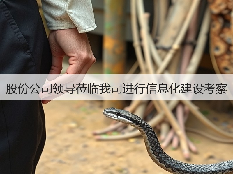 股份公司领导莅临我司进行信息化建设考察
