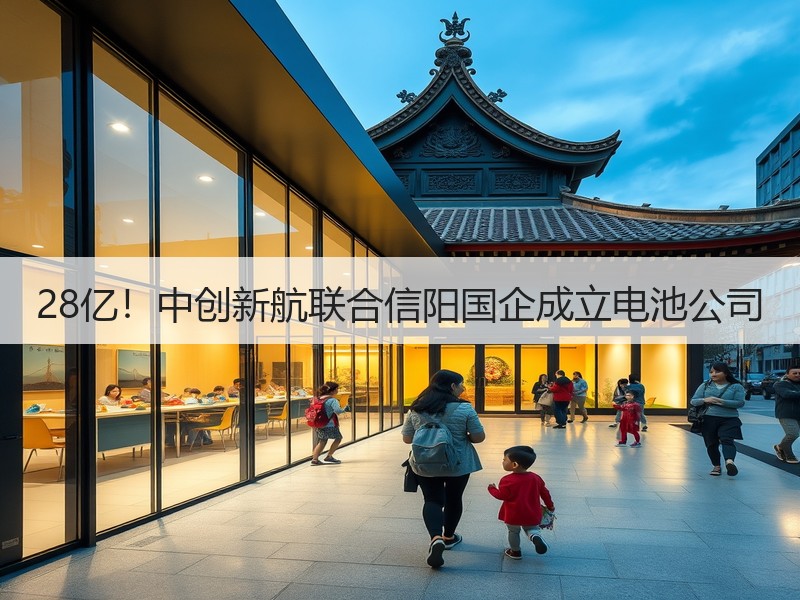 28亿！中创新航联合信阳国企成立电池公司