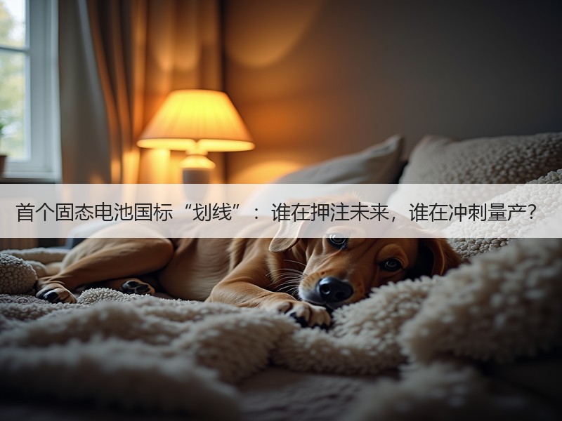 首个固态电池国标“划线”：谁在押注未来，谁在冲刺量产？