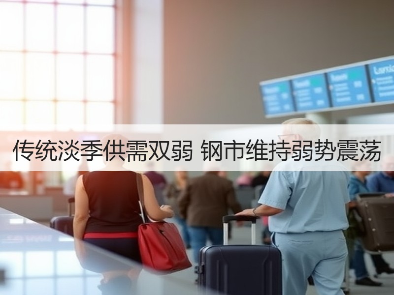 传统淡季供需双弱 钢市维持弱势震荡
